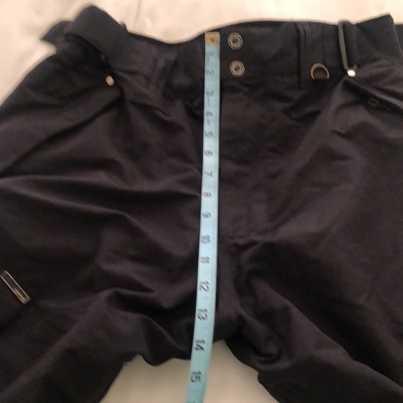 Empyre Clothing black ski pants with multiple zipper pockets & Velcro waistband - Picture 5 of 14